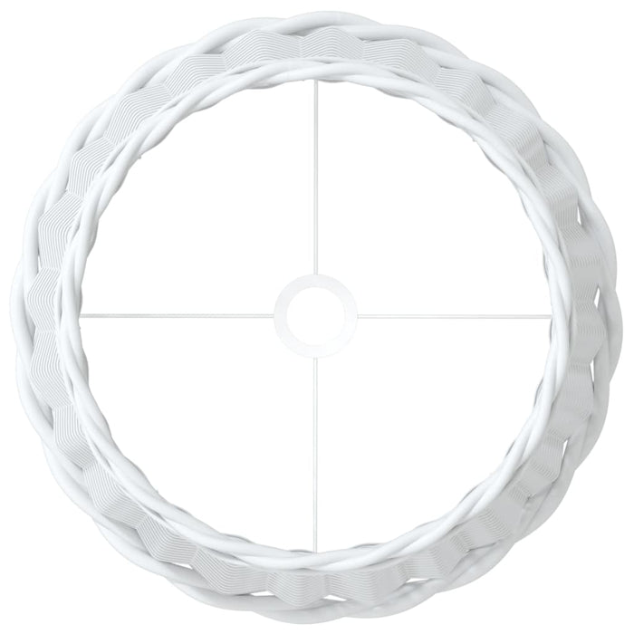 Paralume Bianco Ø45x28 cm in Vimini 364386