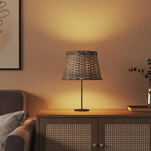 Paralume Marrone Ø25x17 cm in Vimini 364390