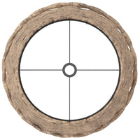 Paralume Marrone Ø25x17 cm in Vimini 364390