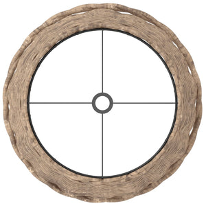 Paralume Marrone Ø25x17 cm in Vimini 364390