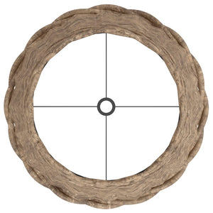 Paralume Marrone Ø30x20 cm in Vimini 364391