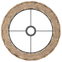 Paralume Marrone Ø38x23 cm in Vimini