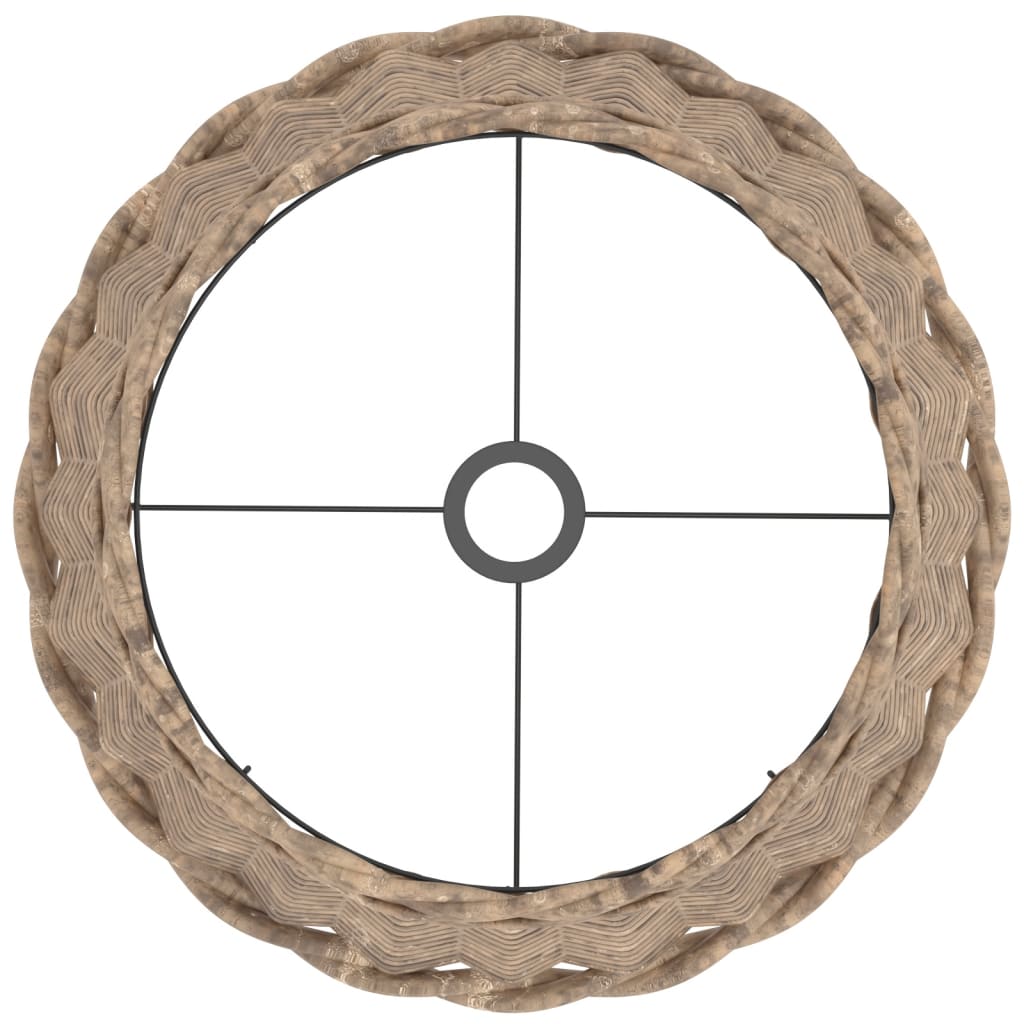 Paralume Marrone Ø40x26 cm in Vimini 364393