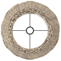 Paralume Marrone Ø45x28 cm in Vimini 364394