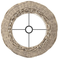 Paralume Marrone Ø50x30 cm in Vimini 364395