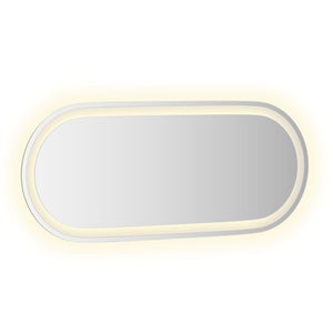 Specchio da Bagno LED-Specchio decorativo con LED 90x40 cm Ovale