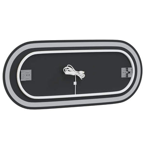 Specchio da Bagno LED-Specchio decorativo con LED 90x40 cm Ovale