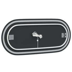 Specchio da Bagno LED-Specchio decorativo con LED 100x45 cm Ovale