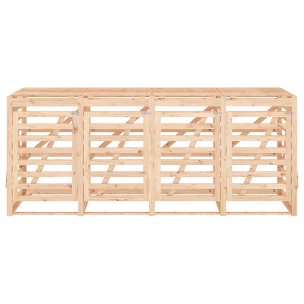 Copribidone Quadruplo in Legno Massello di Pino 3157697