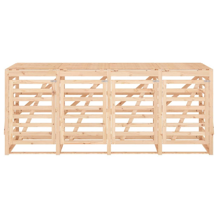 Copribidone Quadruplo in Legno Massello di Pino 3157697