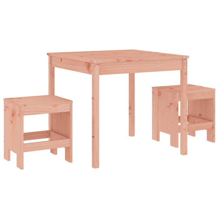 Set Bistrot da Giardino 3 pz in Legno Massello di Douglas