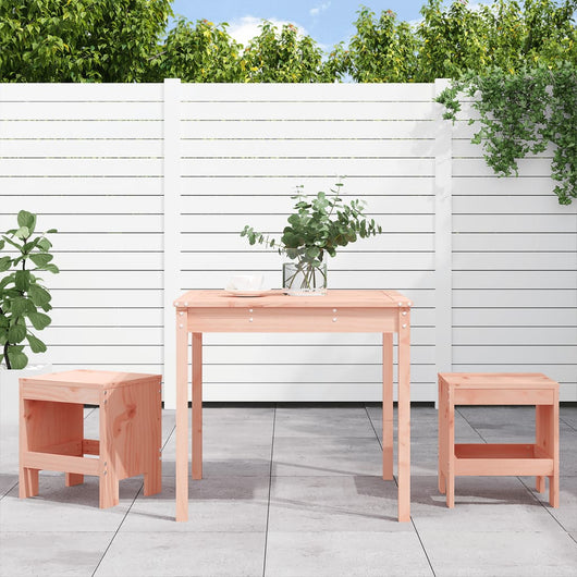 Set Bistrot da Giardino 3 pz in Legno Massello di Douglas