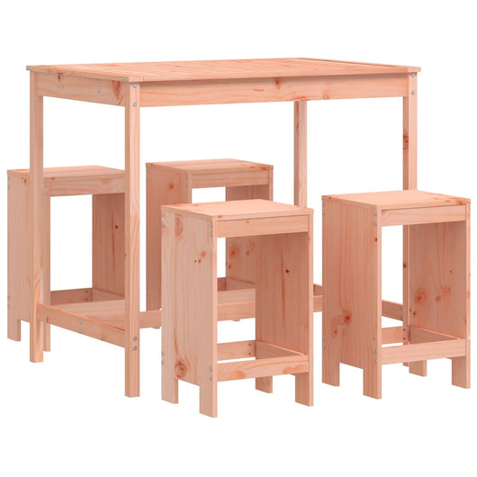 Set da Bar da Giardino 5 pz in Legno Massello di Douglascod mxl 83649