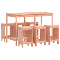 Set da Bar da Giardino 7 pz in Legno Massello di Douglascod mxl 131560