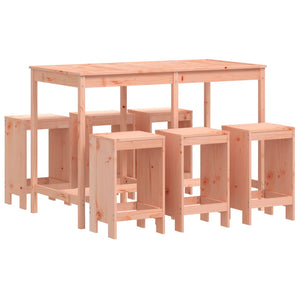 Set da Bar da Giardino 7 pz in Legno Massello di Douglascod mxl 131560