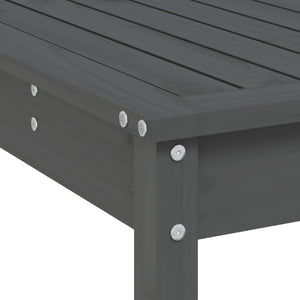 Set Bar da Giardino 9 pz Grigio in Legno Massello di Pino 3157759