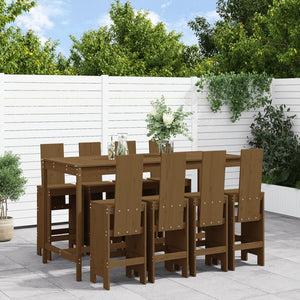 Set Bar da Giardino 9 pz ambra in Legno Massello di Pino 3157790