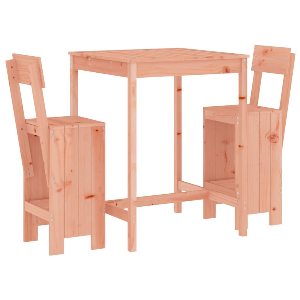 Set da Bar da Giardino 3 pz in Legno Massello di Douglas 3157798