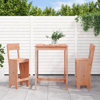 Set da Bar da Giardino 3 pz in Legno Massello di Douglas 3157798