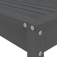 Set Bar da Giardino 5 pz Grigio in Legno Massello di Pino 3157801
