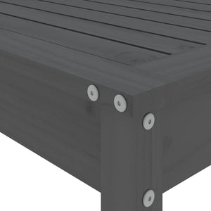 Set Bar da Giardino 5 pz Grigio in Legno Massello di Pino 3157801