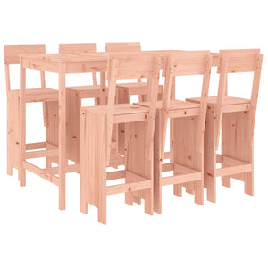 Set da Bar da Giardino 7 pz in Legno Massello di Douglascod mxl 83710