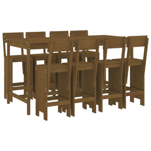 Set Bar da Giardino 9 pz ambra in Legno Massello di Pino 3157820
