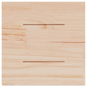 Piano Tavolo 40x40x2,5 cm in Legno Massello di Pino Quadrato