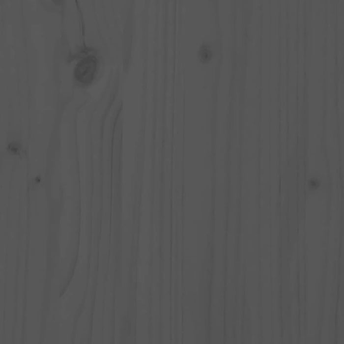 Divano Angolare da Giardino Grigio in Legno Massello di Pino 825368