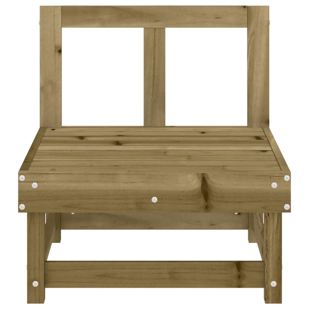 Divano Centrale da Giardino in Legno di Pino Impregnato 825379