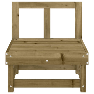 Divano Centrale da Giardino in Legno di Pino Impregnato 825379