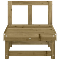 Divano Centrale da Giardino in Legno di Pino Impregnato 825379