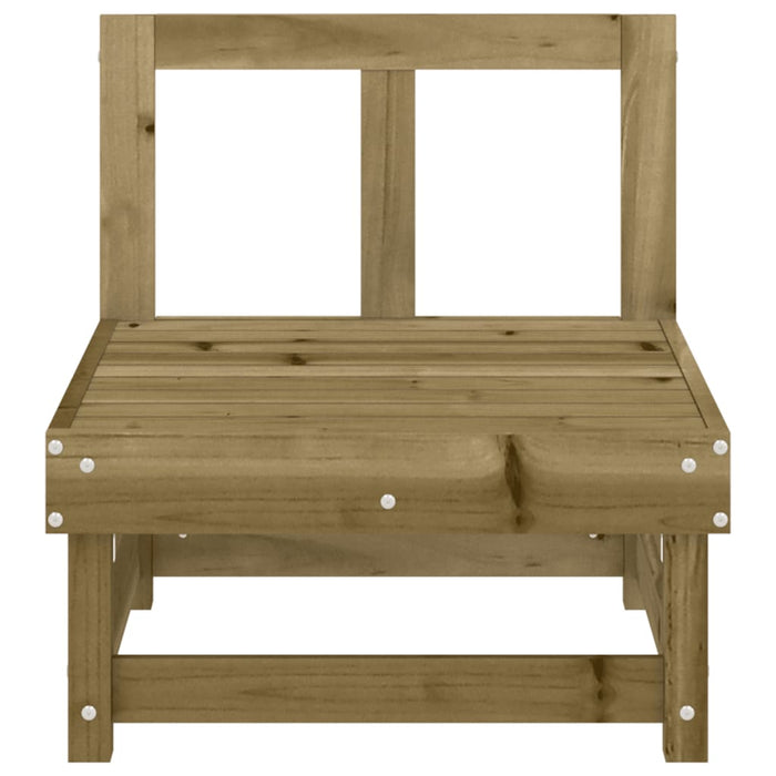 Divano Centrale da Giardino in Legno di Pino Impregnato 825379