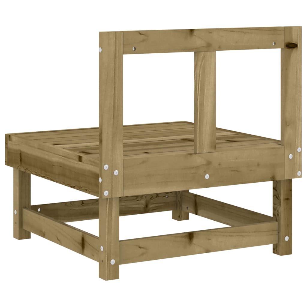 Divano Centrale da Giardino in Legno di Pino Impregnato 825379