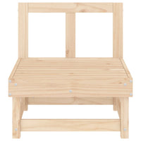 Divani Centrali da Giardino 2 pz in Legno Massello di Pino 825401