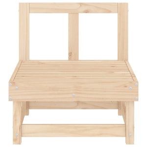 Divani Centrali da Giardino 2 pz in Legno Massello di Pino 825401