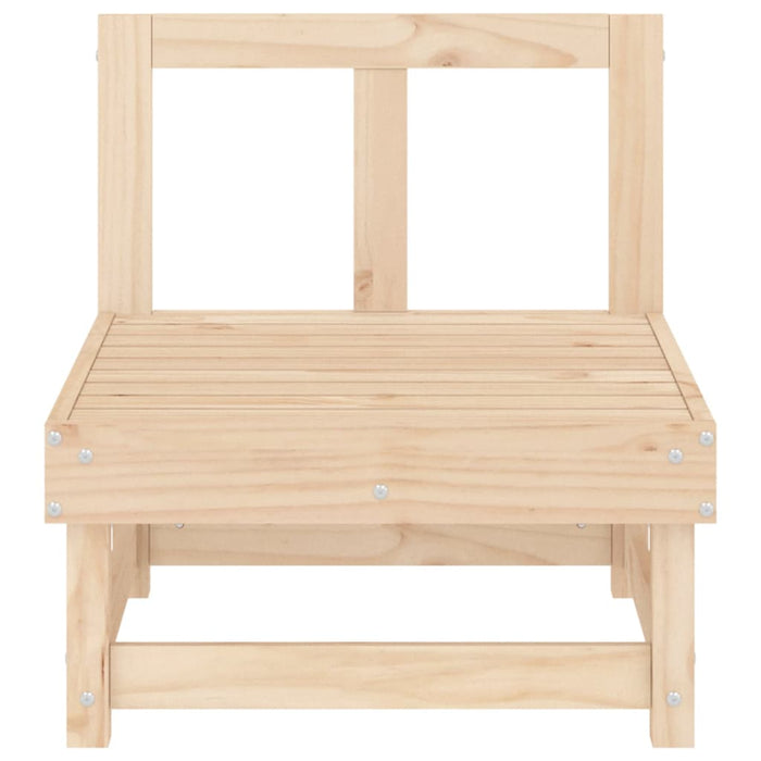 Divani Centrali da Giardino 2 pz in Legno Massello di Pino 825401