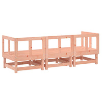 Set Salotto da Giardino 3 pz in Legno Massello di Douglas 825420