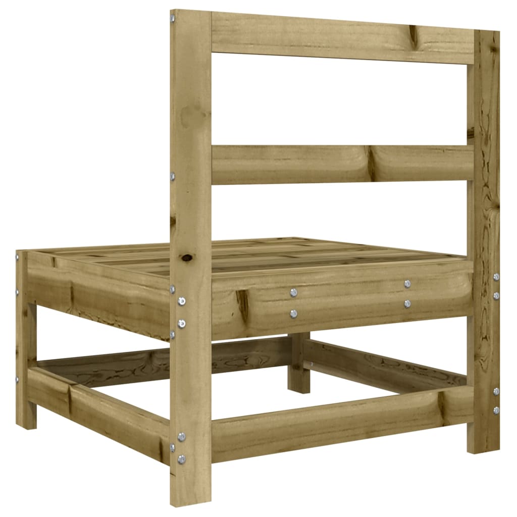 Divano Centrale da Giardino in Legno di Pino Impregnato 825484