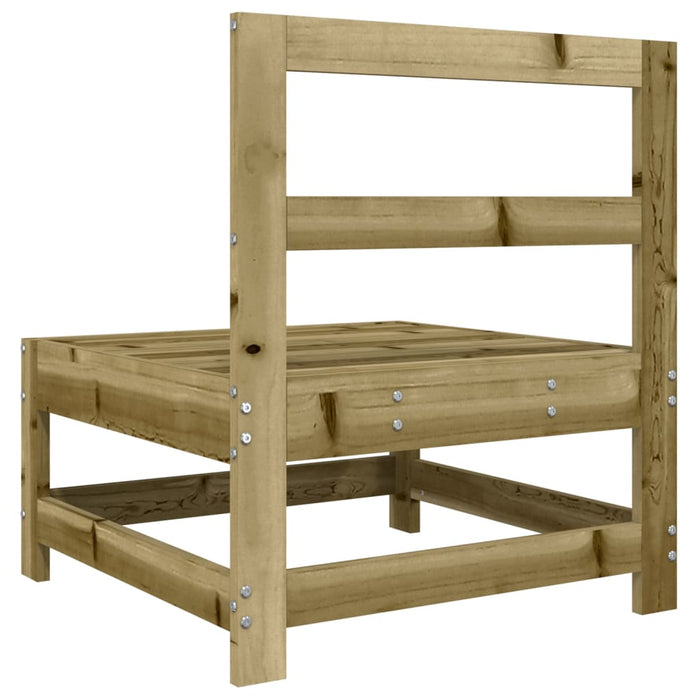 Divano Centrale da Giardino in Legno di Pino Impregnato 825484