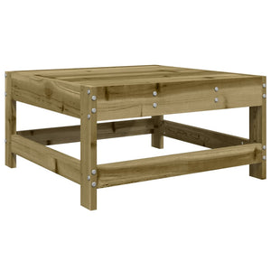 Poggiapiedi da Giardino in Legno Impregnato di Pino 825491