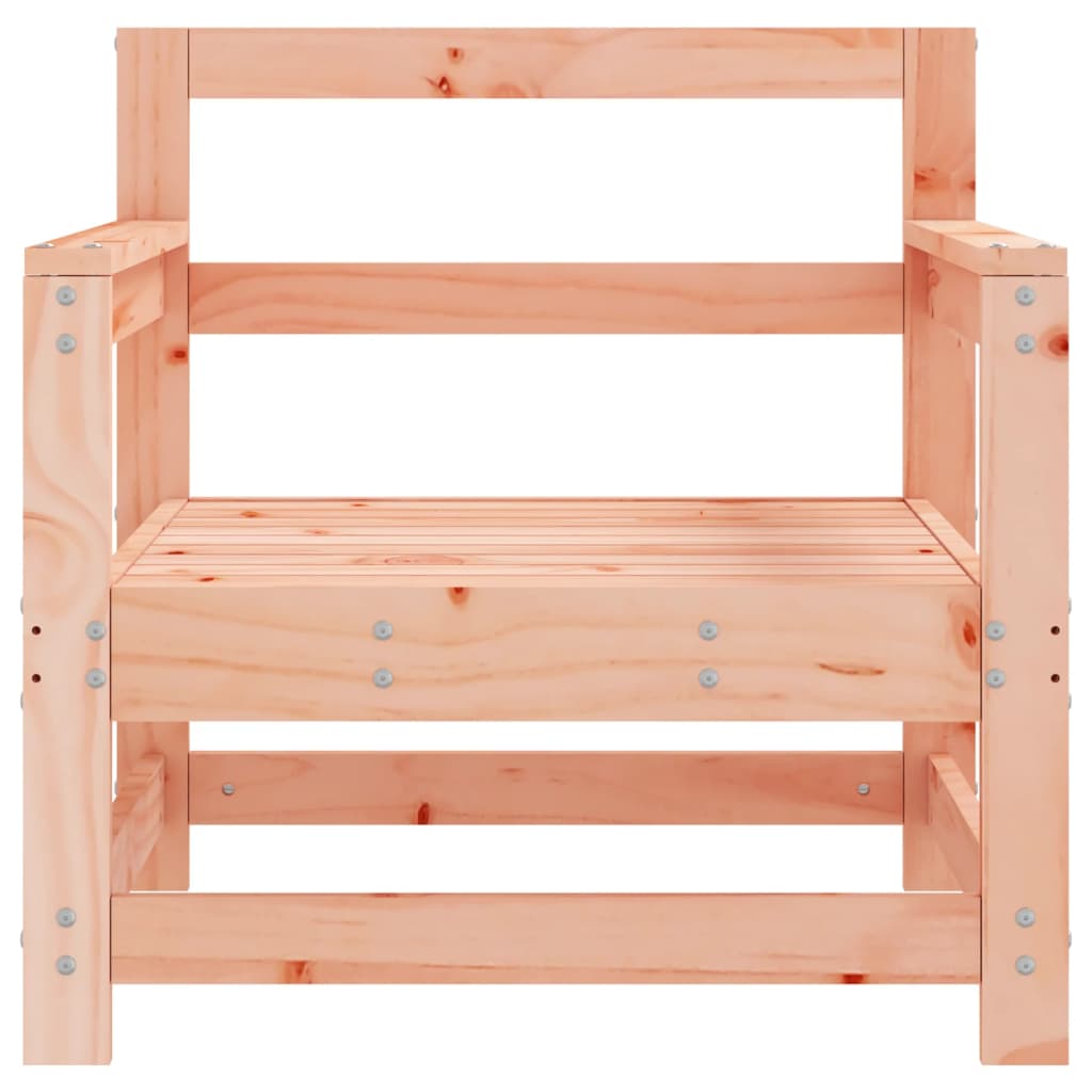 Sedie da Giardino 2 pz in Legno Massello di Douglas