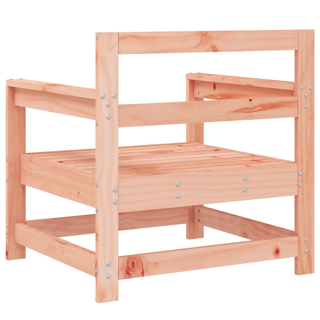 Sedie da Giardino 2 pz in Legno Massello di Douglas