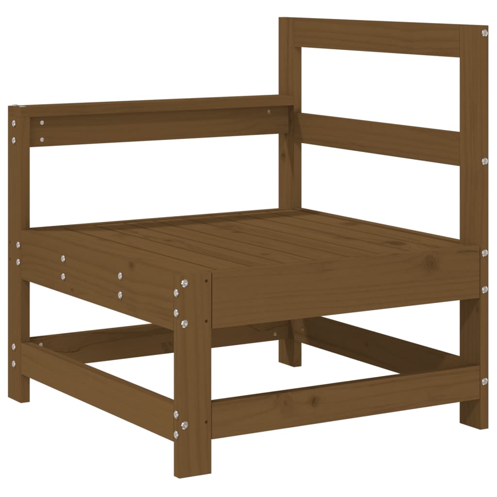 Divani Angolari da Giardino 2pz Ambra in Legno Massello di Pino 825509