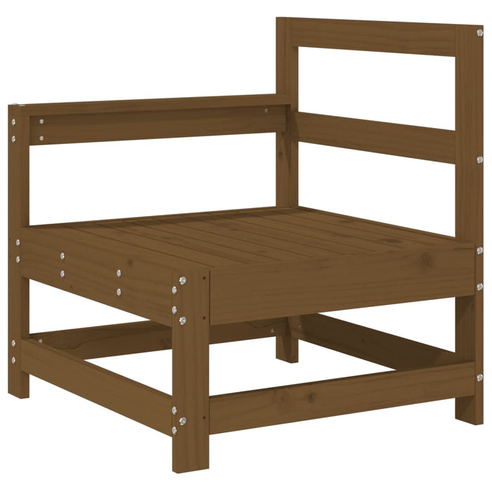 Divani Angolari da Giardino 2pz Ambra in Legno Massello di Pino 825509