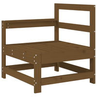 Divani Angolari da Giardino 2pz Miele in Legno Massello di Pinocod mxl 108583