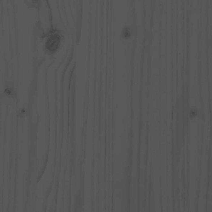 Divani Centrali da Giardino 2 pz Grigi Legno Massello di Pino 825515