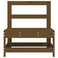 Divani Centrali da Giardino 2pz Ambra in Legno Massello di Pino 825516