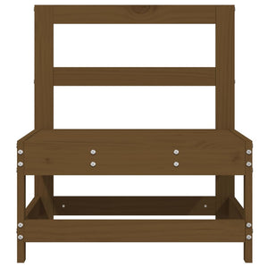 Divani Centrali da Giardino 2pz Ambra in Legno Massello di Pino 825516