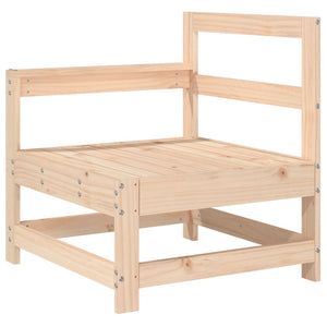 Set Salotto da Giardino 3 pz in Legno Massello di Pino 825527